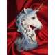 CABEZA DE UNICORNIO CANDELABRO-VERONESE STUDIO COLLECTION