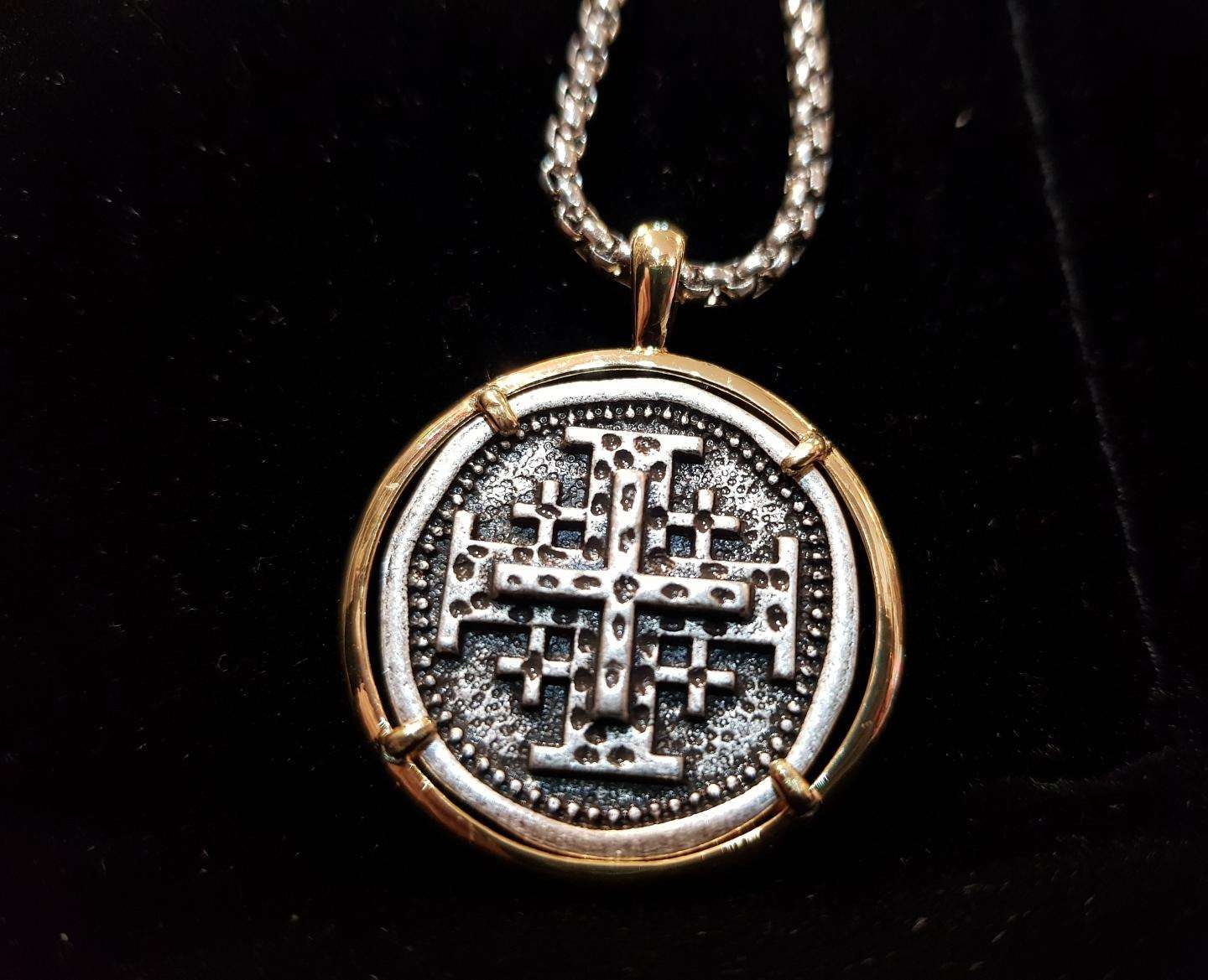 MEDALLA CRUZ TEMPLARIA DE JERUSALEN - Regalos Boga