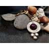 COLGANTE RELOJ DE SOL DIONYSOS AMATISTA O ROJO