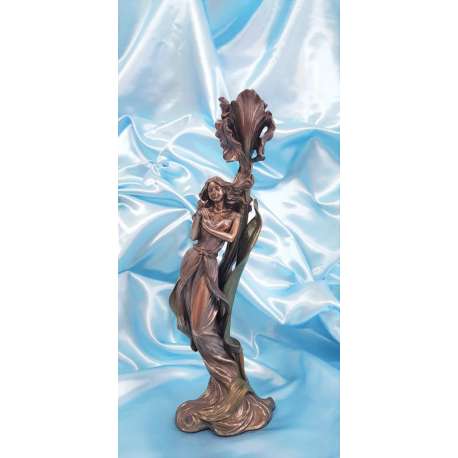 CANDELABRO MUJER CON MARIPOSA-VERONESE ART NOUVEAU