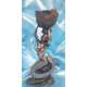 SIRENA SUJETANDO CANDELABRO-VERONESE BRONCE