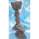 SIRENA SUJETANDO CANDELABRO-VERONESE BRONCE