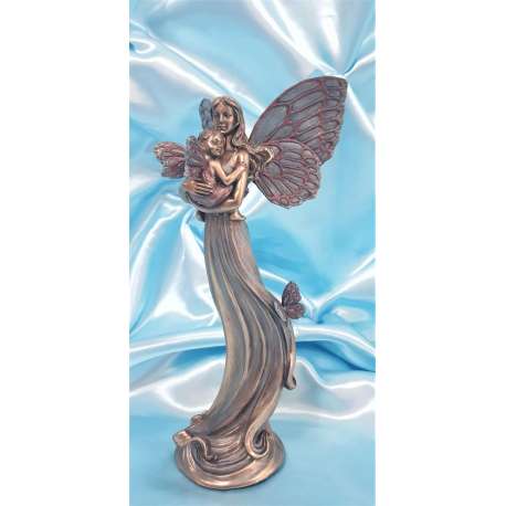 HADA ACURRUCANDO A BEBE-JODY BERGSMA-VERONESE BRONCE