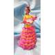 MUÑECA FLAMENCA MARIN-AMARILLO Y FUCSIA