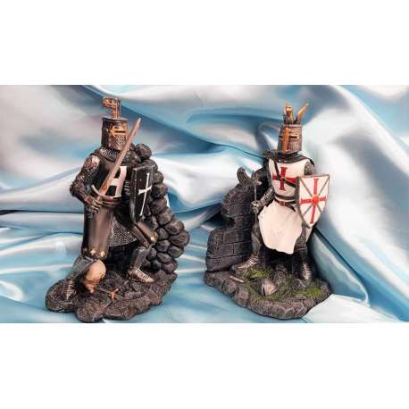 CABALLEROS TEMPLARIOS SUJETA-LIBROS