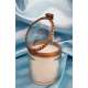 FRASCO DE CRISTAL CON VELA AROMÁTICA