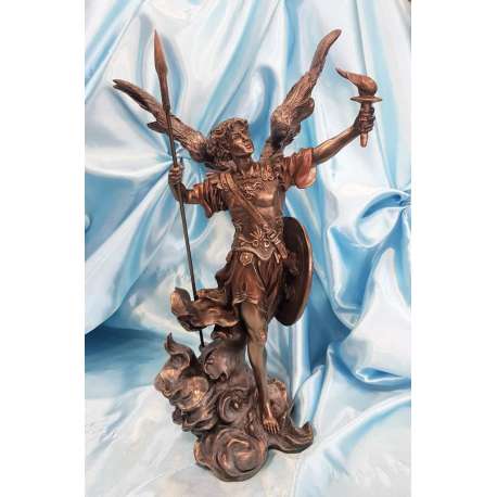 ARCANGEL URIEL CON ANTORCHA-VERONESE RELIGIOSO ARCANGELES