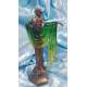 MUJER ART DECO CON CHAL VERDE-VERONESE STUDIO