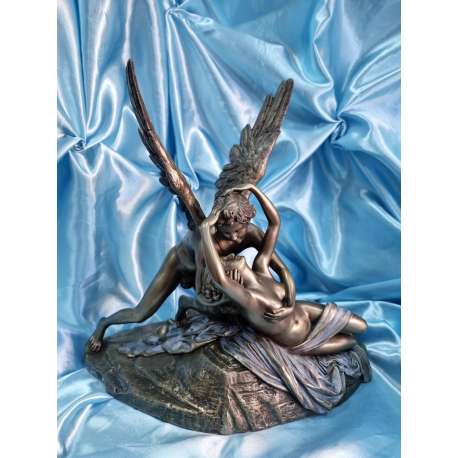 ESCULTURA EROS Y PSIQUE-DE ANTONIO CANOVA-VERONESE BRONCE