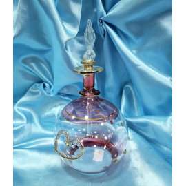 PERFUMERO EGIPCIO DE CRISTAL ROJO