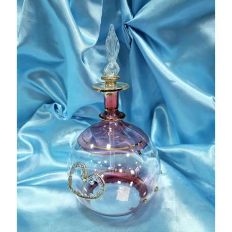 PERFUMERO EGIPCIO DE CRISTAL ROJO