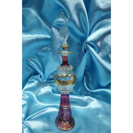 BOTELLITA EGIPCIA DE ESENCIA DE CRISTAL SOPLADO