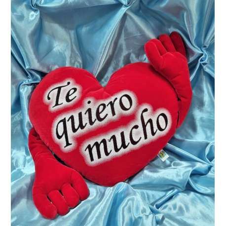 COJIN CORAZÓN TE QUIERO MUCHO