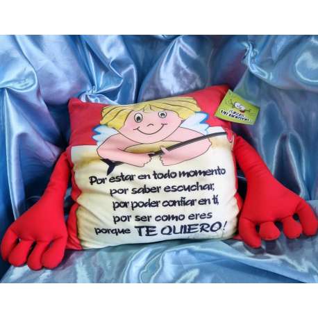 COJÍN CON MENSAJE TE QUIERO-ARTEMODEL