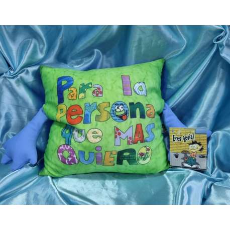 COJÍN "PARA LA PERSONA QUE MAS QUIERO"-ARTEMODEL
