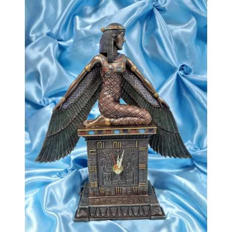 RELOJ EGIPCIO DE SOBREMESA DE LA DIOSA ISIS