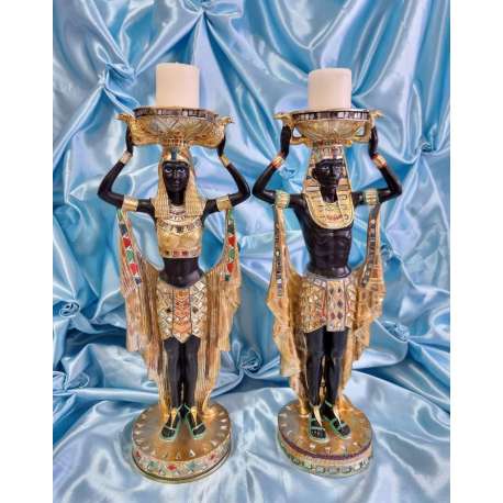 CANDELABROS EGIPCIOS