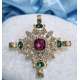 BROCHE CRUZ ISABELINA