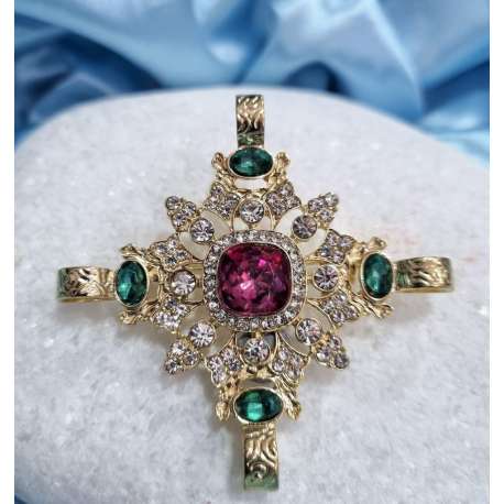 BROCHE CRUZ ISABELINA
