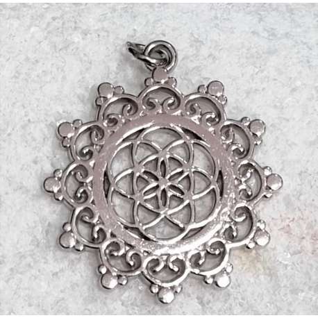 COLGANTE GEOMETRIA SAGRADA SEMILLA DE VIDA