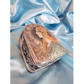 JOYERO DAMA DEL ZODIACO-ART NOUVEAU-ALPHONSE MUCHA