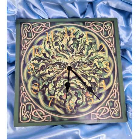 HOMBRE VERDE-RELOJ DE PARED-LISA PARKER
