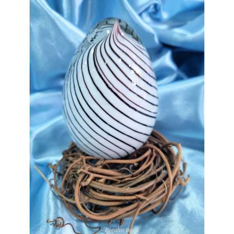 HUEVO DE PASCUA DE CRISTAL