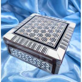 CAJA MADERA TARACEA EGIPCIA