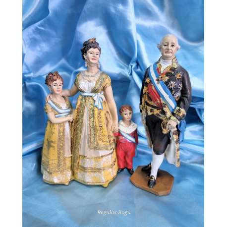 FAMILIA DE CARLOS IV ( CUATRO PERSONAS)-FRANCISCO DE GOYA