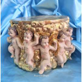 BAE-PEDESTAL DE ANGELES QUERUBINES-GIORDANO DI PONZANO
