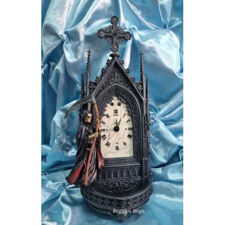 MUERTE CON GUADAÑA RELOJ