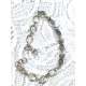 PULSERA DE PLATA DE LEY Y CALCEDONIA AQUA AZUL
