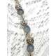 PULSERA DE PLATA DE LEY Y CALCEDONIA AQUA AZUL