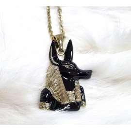 COLGANTE EGIPCIO DEL DIOS ANUBIS