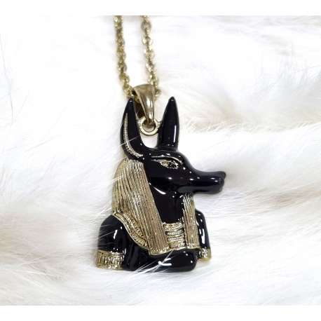 COLGANTE EGIPCIO DEL DIOS ANUBIS