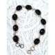 PULSERA DE PLATA 925 Y ONIX NEGRO