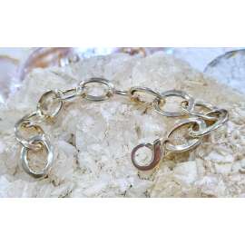 PULSERA DE PLATA 925 DE ESLABONES GRANDES