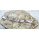 PULSERA PLACARI DE PLATA RODIADA 925 CON DISEÑO ROMANO