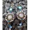 PENDIENTES ROMANTICOS DE CRISTAL DE STRASS