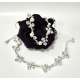 CONJUNTO DE NOVIA DE CIRCONITA Y PERLA BLANCA