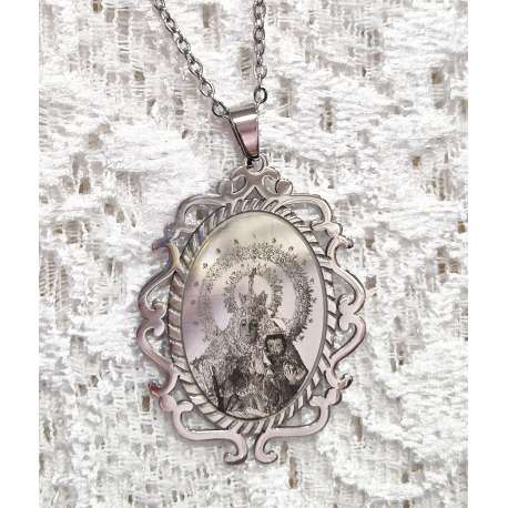 COLGANTE MEDALLA DE LA VIRGEN DE LA CONSOLACION DE POZUELO DE ALARCON