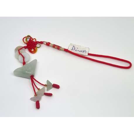 COLGANTE DE JADE DE FENG SHUI PARA LA PROTECCION DEL HOGAR