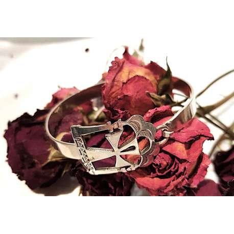 PULSERA EGIPCIA DE PLATA DE LEY 