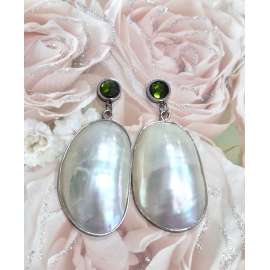 PENDIENTES DE CONCHA GIGANTE