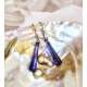 PENDIENTES DE PLATA 925 AMATISTA