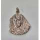 COLGANTE MEDALLA DE LA VIRGEN DE LA ESPERANZA MACARENA DE PLATA DE LEY