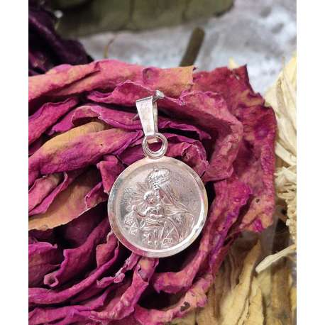 MEDALLA DE PLATA DE LA VIRGEN DEL CARMEN