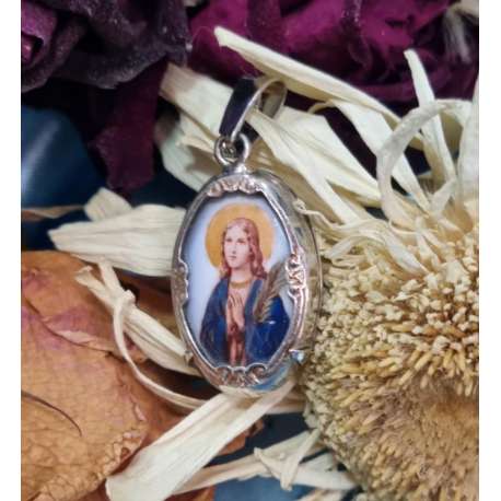 MEDALLA DE PLATA DE LEY DE SANTA MARIA GORETTI