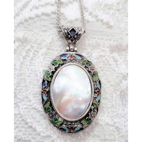 COLGANTE DE MADREPERLA VINTAGE
