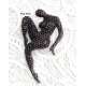 BROCHE ART NOUVEAU DANZA FEMENINA